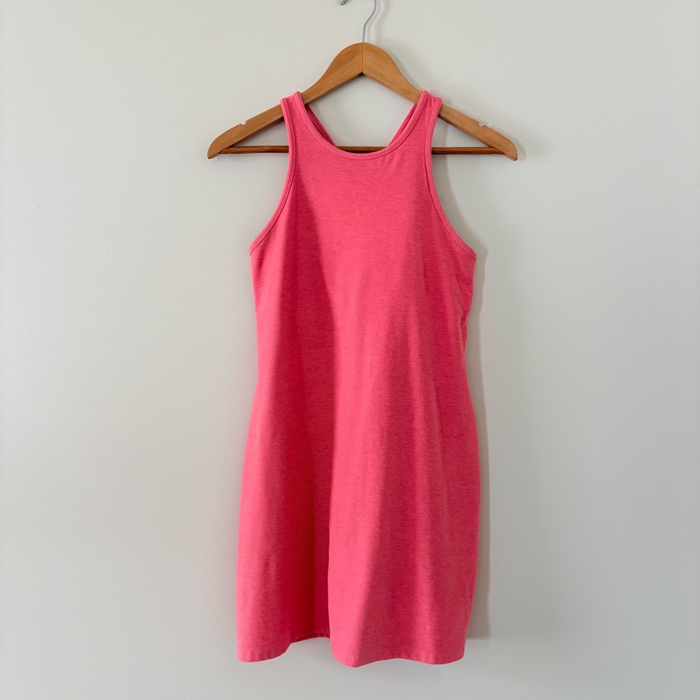 BEYOND YOGA Spacedye Under Lock And Key Dress In Pink Crush Athletic Size Large - Picture 4 of 14